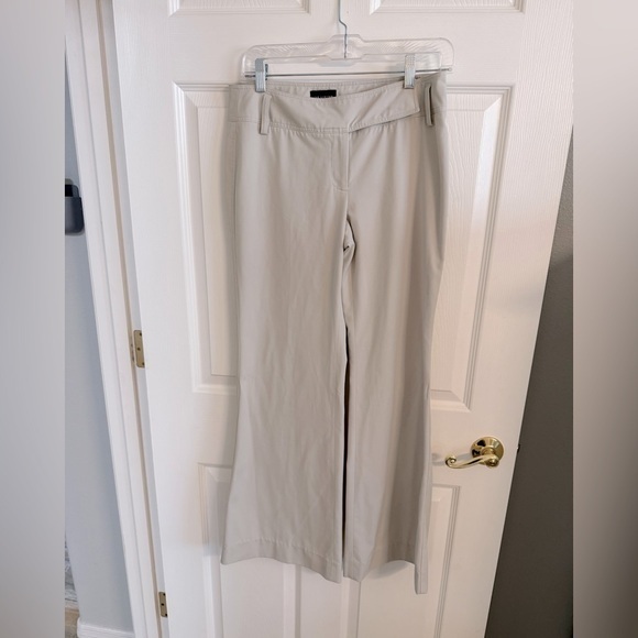 The Limited Pants - The Limited Women's The Cassidy Fit, Cream Wide Leg Pants, size 6